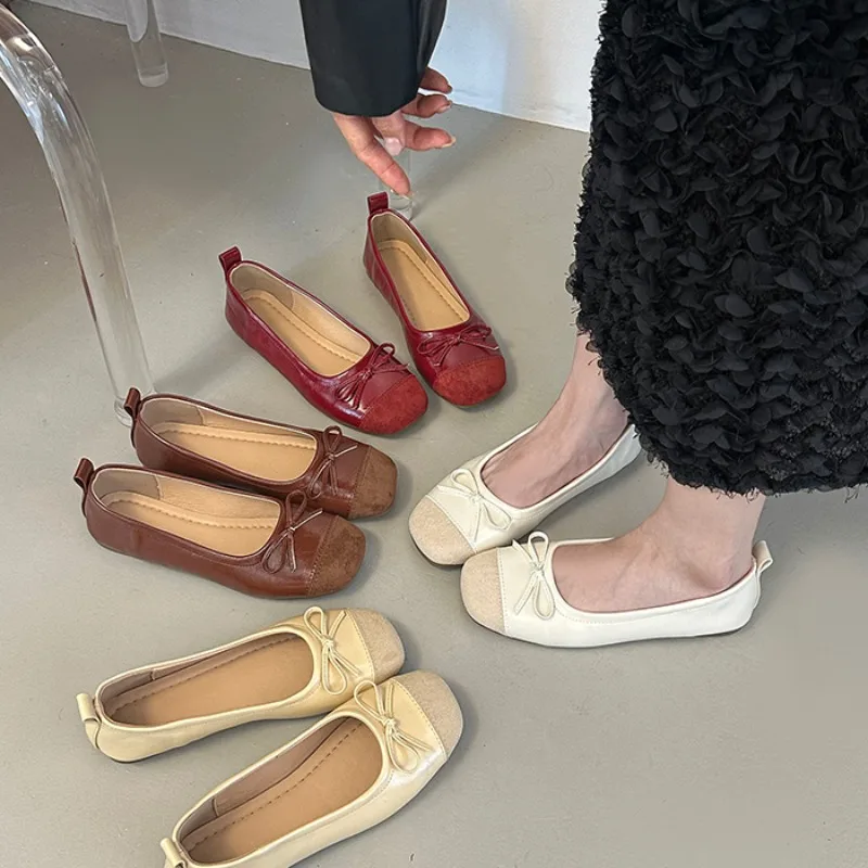 

2025 High-quality Autumn New Shallow Mouth Single Shoe Women's Slippers Large Heel Single Shoes Soft Sole Summer Shoes