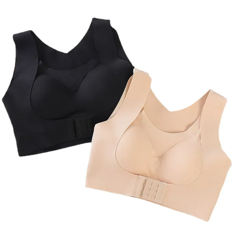 

Women's Bra Posture Corrector Bra Front Closed Fitness Vest Push-Pull Women's Underwear Cross Back Vest
