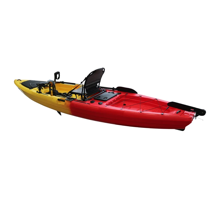 Vicking 14 FT Sit on Top Uv-protected Single Sea Fishing Kayak with Foot Pedal System and Rudder