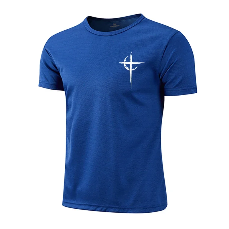 Herren Einfaches Schnelltrocknendes Feuchtigkeitsableitendes Kompressions-T-Shirt Fußball 2026 Sommer Trikot Lauf- und Jogging-Sportoberteil für Fitness-Training