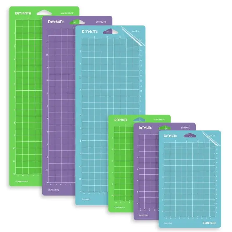 

4color 12*4.5Inches Replacement Cutting Mat Adhesive Rubber Pad With Measuring Grid Suitable For Silhouette Cricut/cameo Plotter