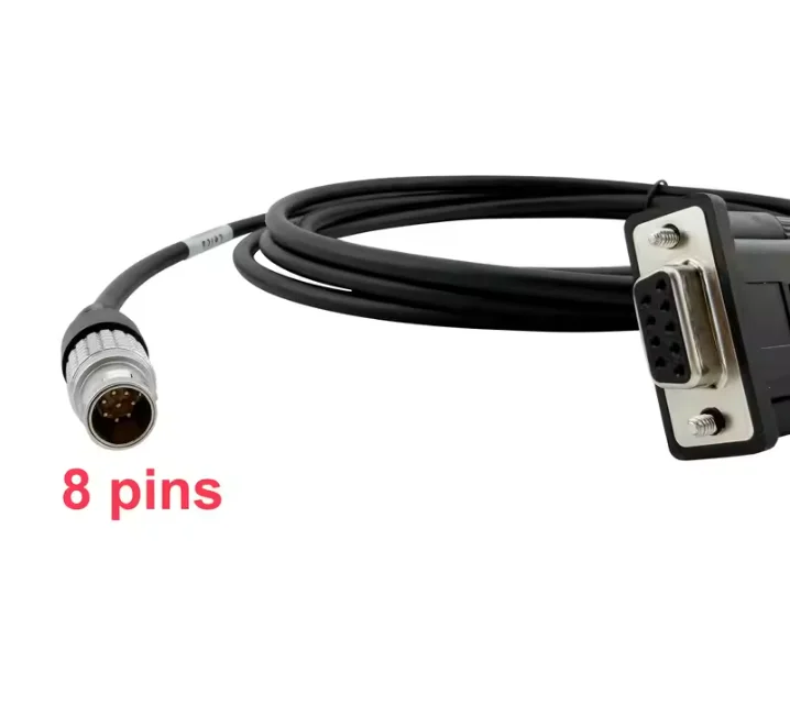 High quality  GEV162 733282 data cable to connect TS30/TM30/TS50 total station with PC, Injection Molding