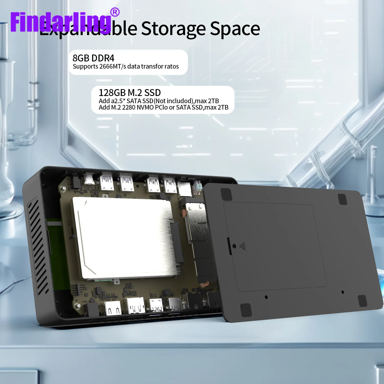 CPU Intel N95 Windows 11 mini pc con touch screen da 8 pollici DDR4 SSD WIFI6 tablet industriale mini pc computer all-in-one