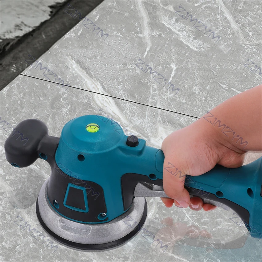 Electric Tile Laying Machine Cordless Tile Tiler Adjustable Tiles Tiling Machine 200KG Automatic Floor Vibrator Leveling Tool