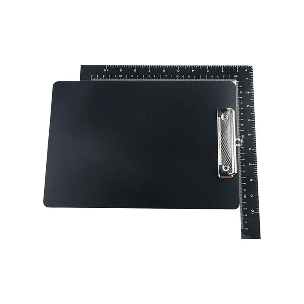 With Low Profile Gold Clip A4 Writing Clipboard Writing Sheet Pad Document Folder A4 Paper Organizer Translucent Writing Pad