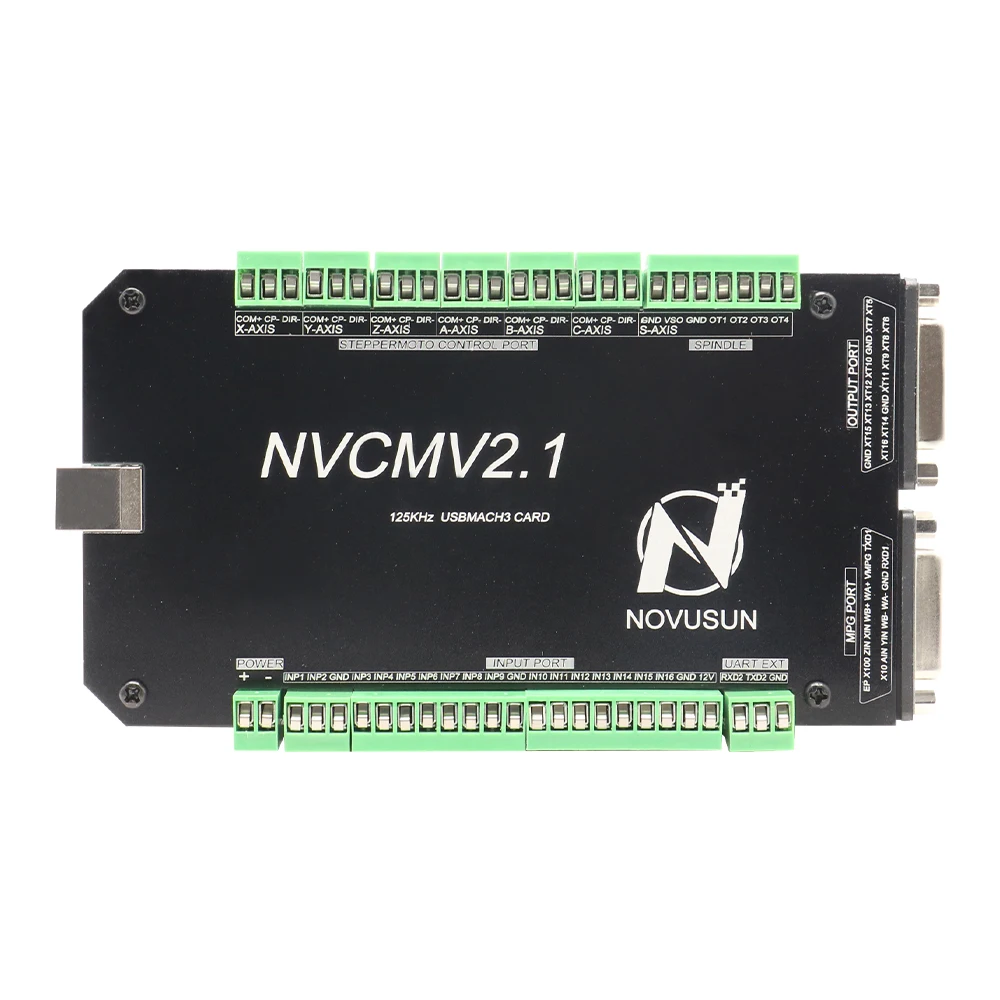 Mach3 3/4/5/6 Axis Stappenmotor Controller Card CNC Controlekaart NVCM Ethernet Motion Controller