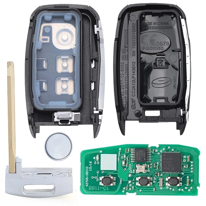 KEYECU 3 Buttons 433MHz 8A Chip for Kia K3 Cerato Forte 2013 2014 2015 2016 Auto Smart Remote Key Fob 95440-B5000 95440-A7100