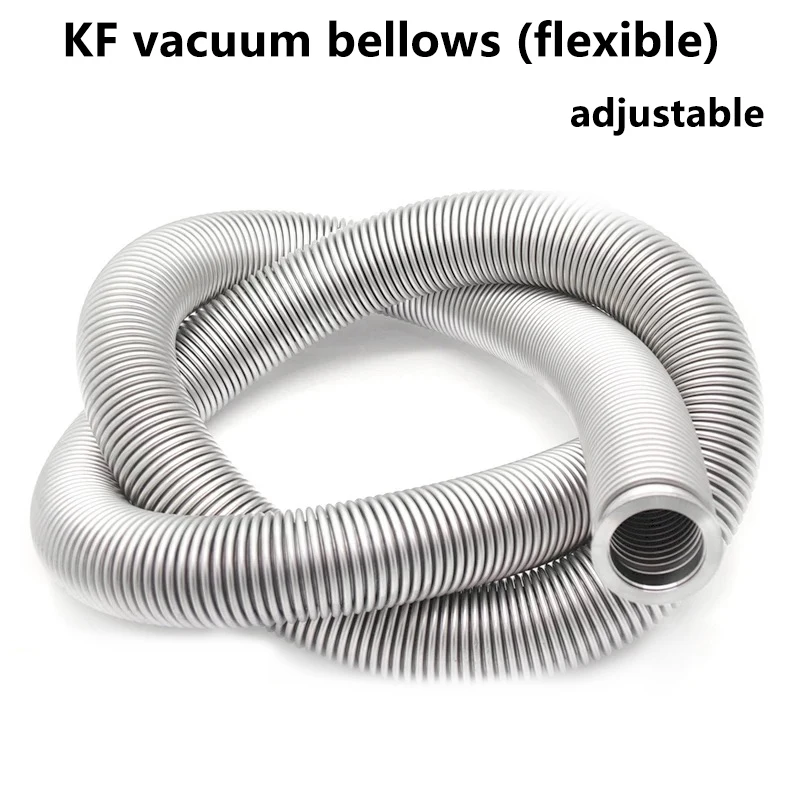 KF vacuum flexible bellows / flexible hose telescopic tube 304 stainless steel suitable for molecular pump diffusion pump NW