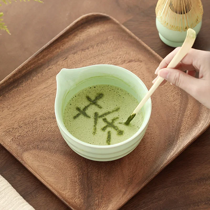 

Бамбуковый чайный сервиз в китайском стиле, набор для чайной церемонии матча, кисть для заказа чая династии Сун, керамическая чаша матча Байбенли