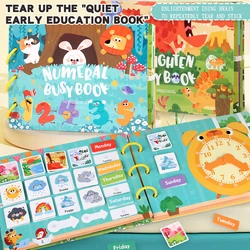 Kids Sticker Quiet Busy Book Baby Montessori Material Toys Board Matching Puzzels Games Early Educational Toys For Toddler ๏ปฟ