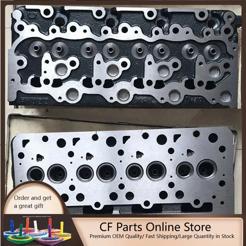 

Free Shipping Cylinder Head Fit For Kubota V2003 V2203 V2403 Engine New Model With Valves