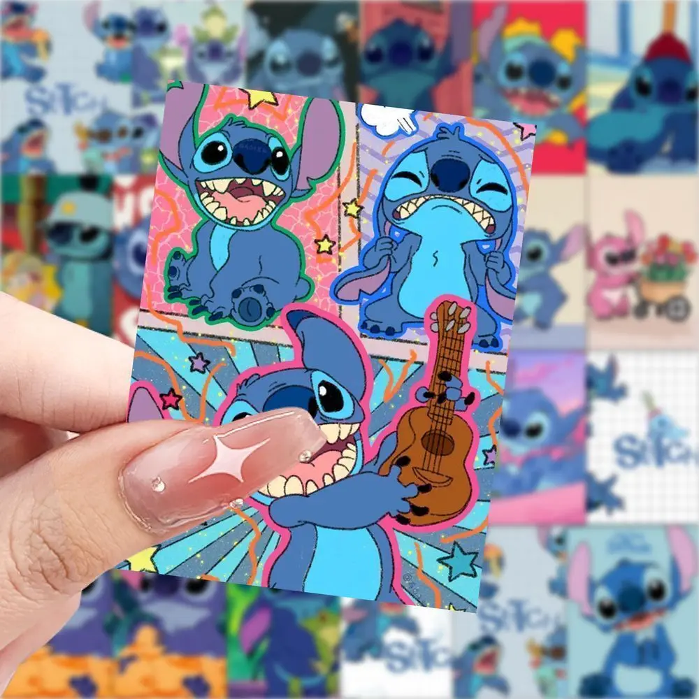 63 pièces mignon Disney dessin animé Lilo & point autocollants Kawaii enfants décalcomanies jouets bricolage journal portable bagages Kawaii décalcomanies jouets