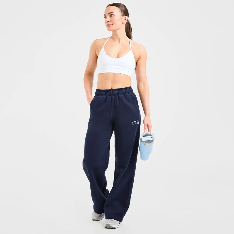 Oversized Straight Wide Leg Joggers High Waist Shaping Baggy Sweatpants Gym Jogging Training Yoga Sports Pants Women Bottoms