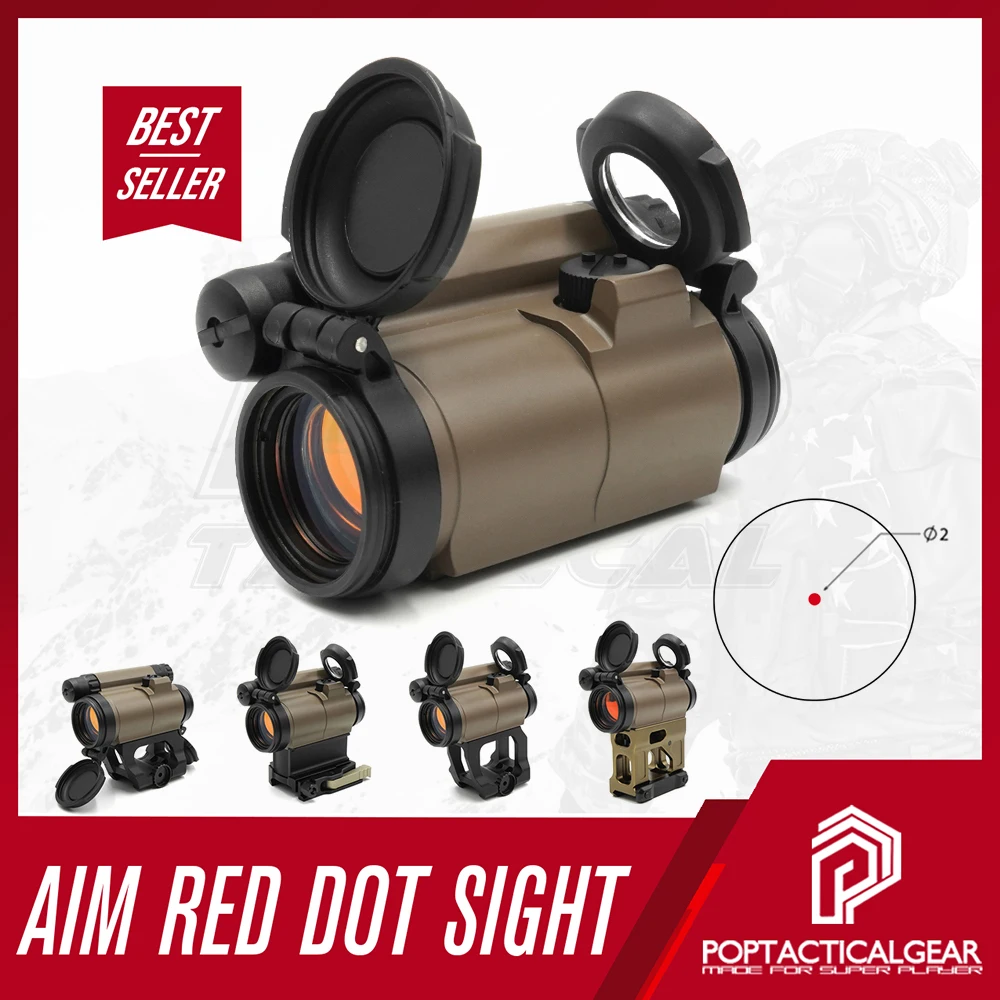 

M5 Red Dot Sight with LRP and LEAP01 Mounts Full Markings 2MOA Reticle CQB AR Rifle Scope with LRP QD Mount For Hunting Airsoft