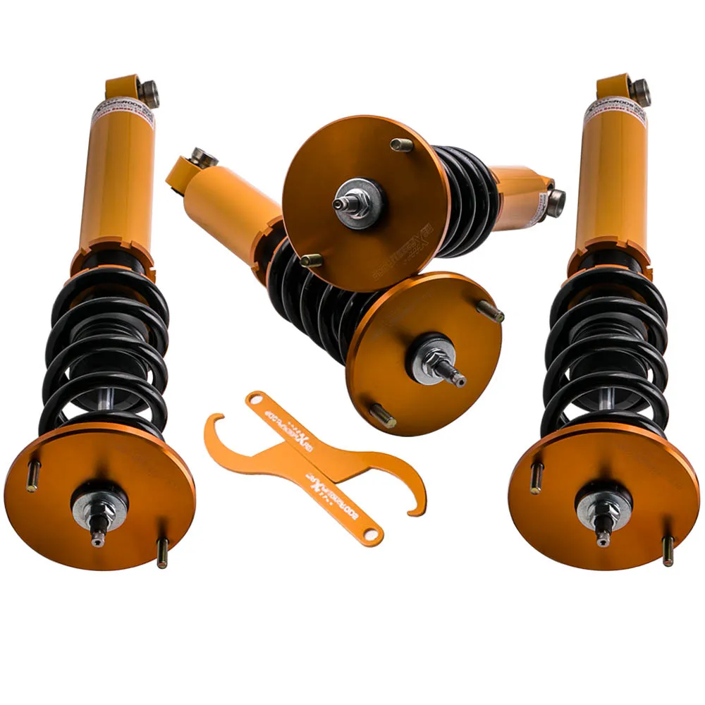 Coilover Shock Struts for Nissan Skyline GTS R33 ECR33 ER33 24 Way Adjustable Coilovers Suspension Kits Shock Struts