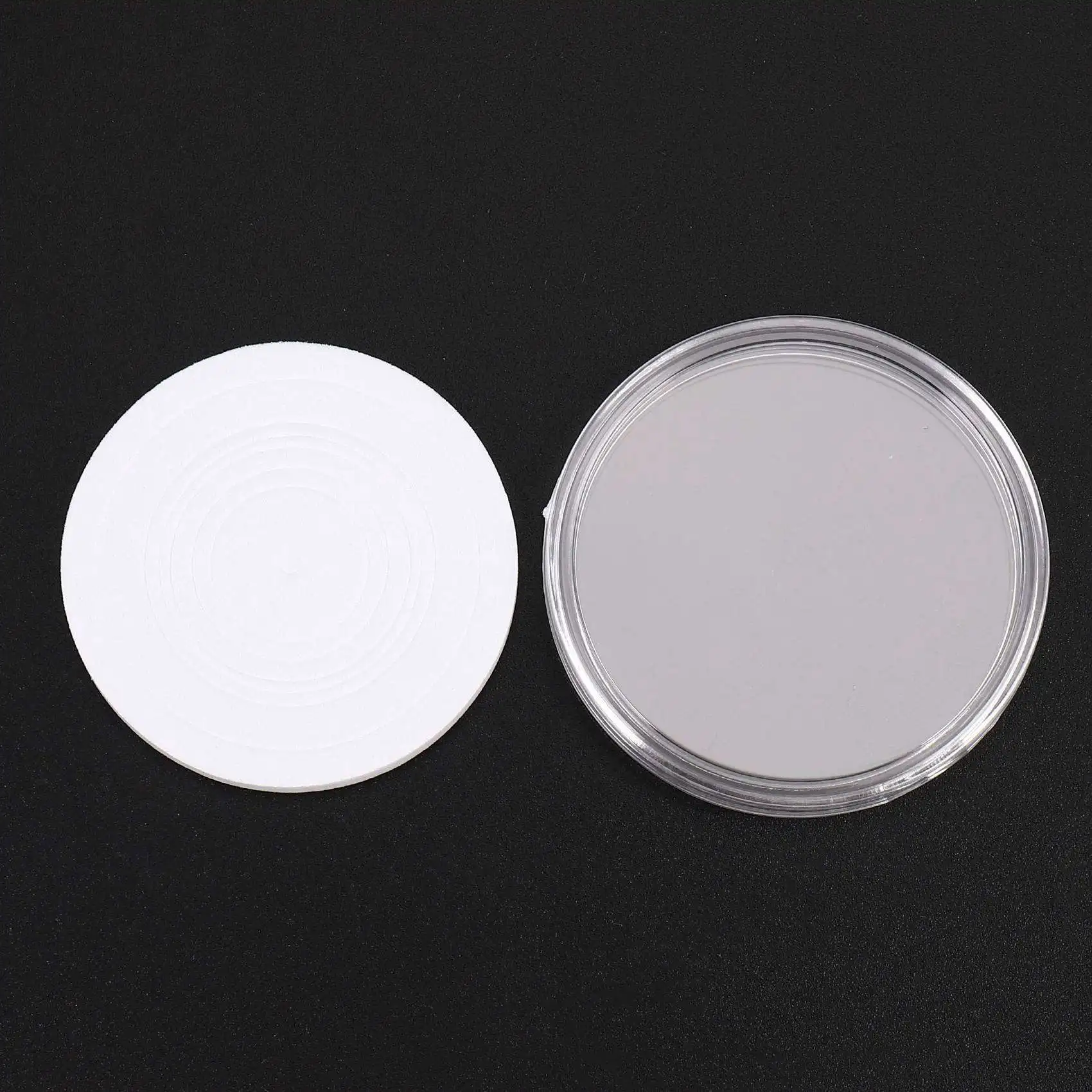 A74E-80X 46 Mm Coin Capsules Plastic Round Coin Holder Case And 7Sizes (16/20/25/27/30/38/46Mm) Protect Gasket
