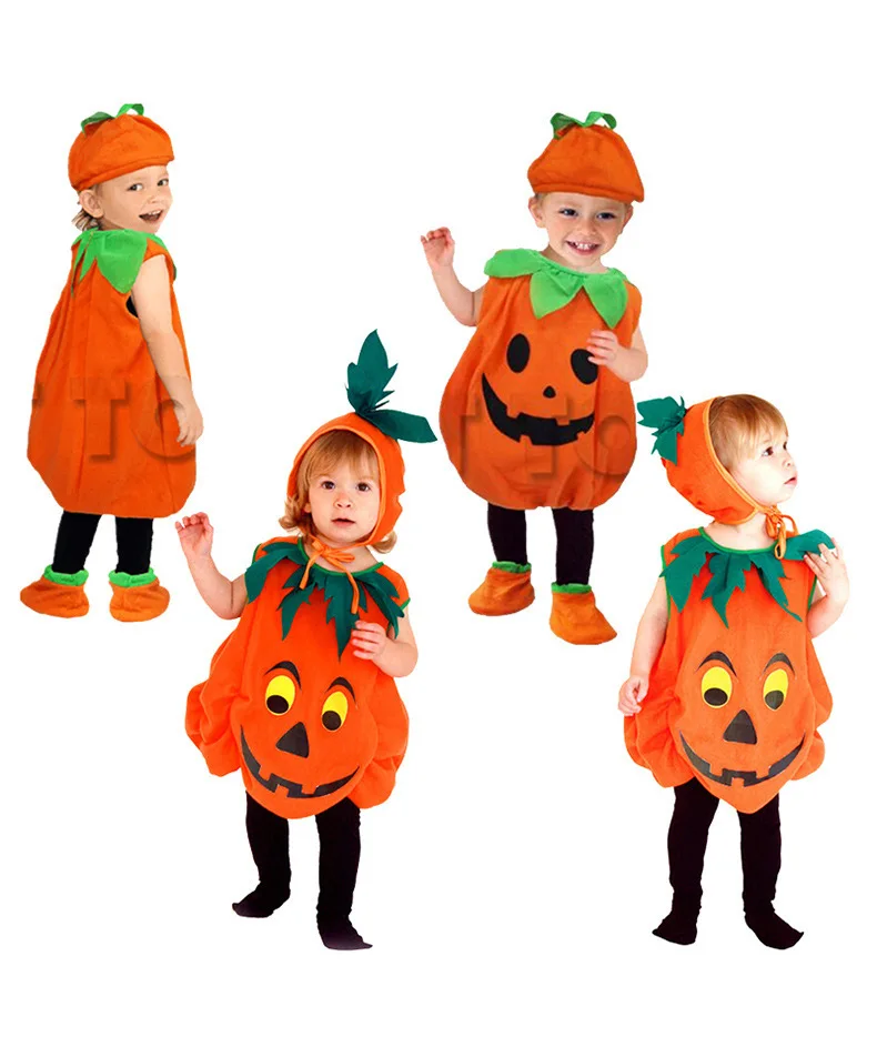 Kids Halloween Romper Toddler Pumpkin One-Piece Boy Girl Party Costume Baby Halloween Jumpsuit Cosplay Clothing