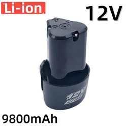 New12V 9800mAh New Rechargeable Lithium-ion Battery Electric Screwdriver Drill Mini Angle Grinder Tool