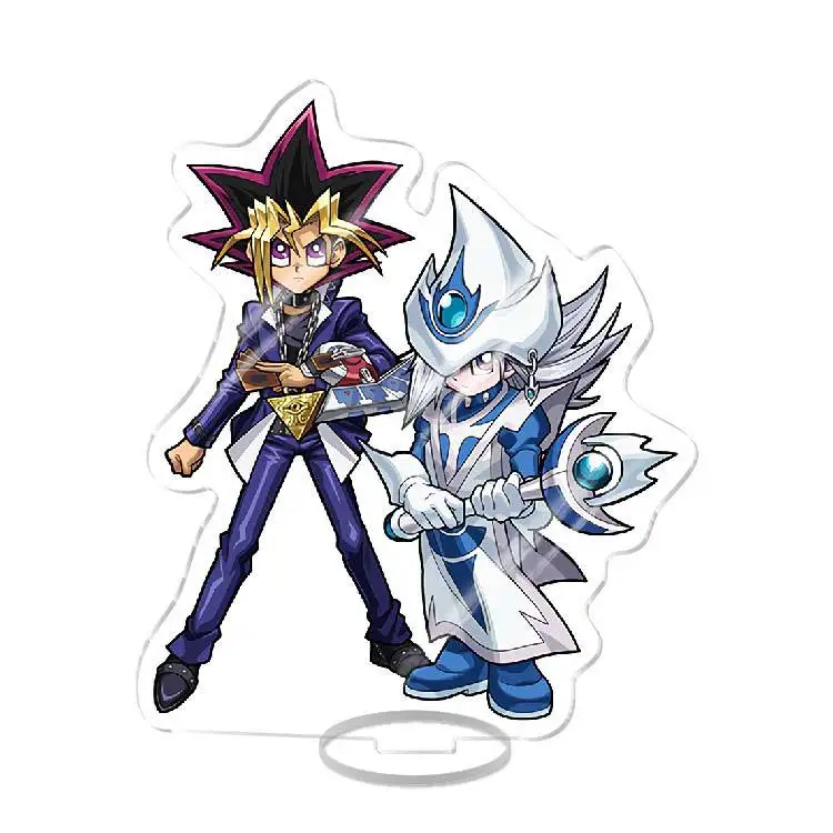 Anime YuGiOh Yu-Gi-Oh! VRAINS Acrylic Stand Figure  Model Desktop Ornaments Doll Yusaku Fujiki Keychain Pendant friend Toy Gift