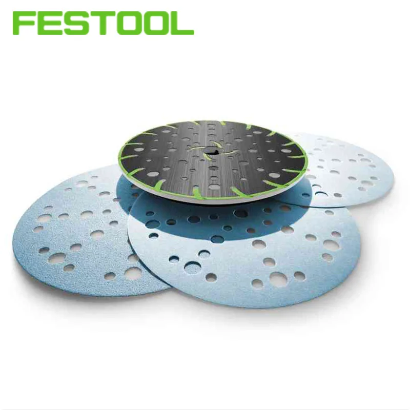 Мягкий шлифовальный круг нового поколения FESTOOL, Немецкая оригинальная насадка для сухого шлифования, Круглый лоток
