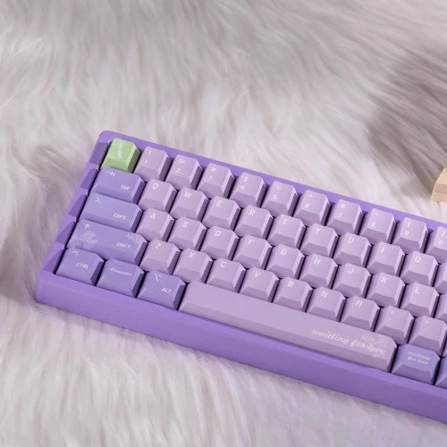 

Lavender purple milk purple keycap ROG night demon wooting magician magnetic axis PBT keycap