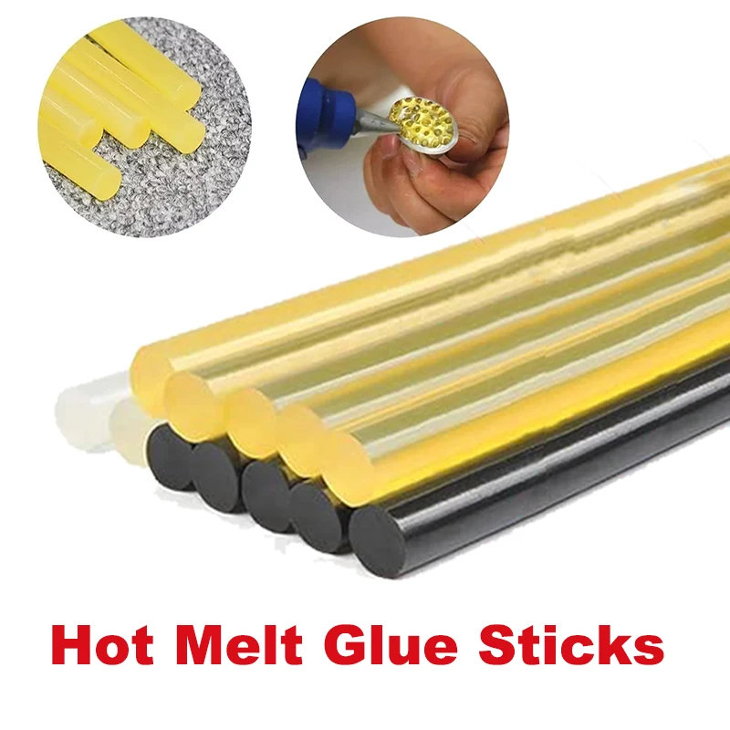 Kit de reparación de abolladuras de coche, barras de pegamento termofusible, herramienta de extracción de abolladuras sin pintura para carrocería automotriz, eliminación de daños en granizo, juego de reparación DIY, 5-10 Uds.