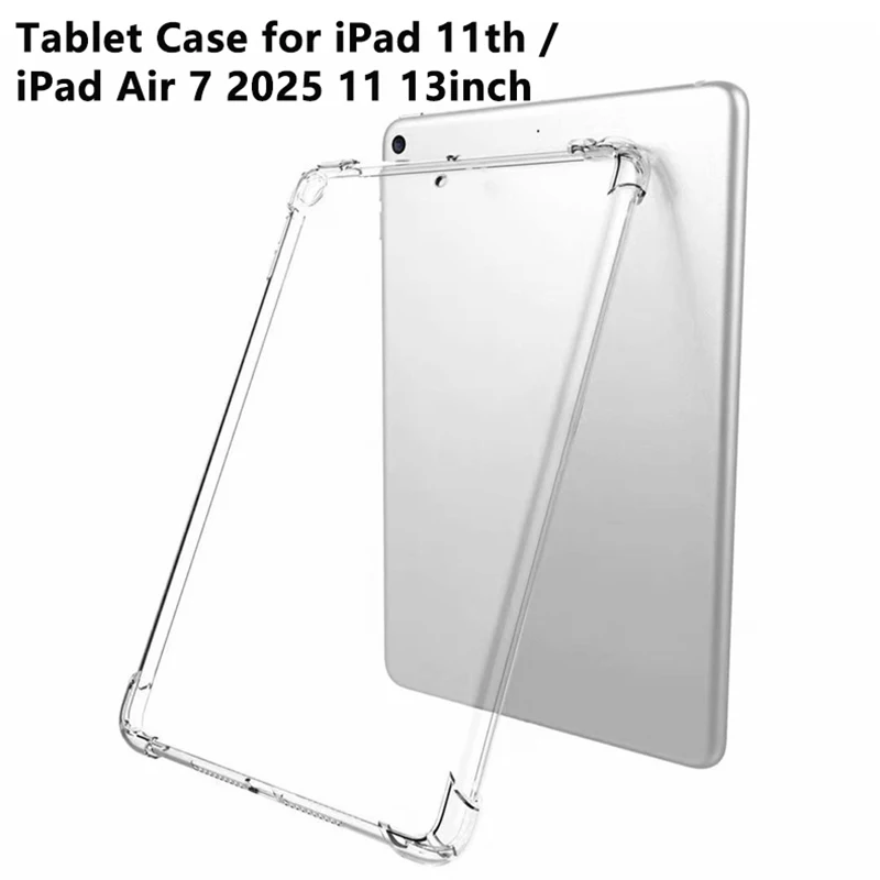 

Прозрачный защитный чехол для iPad Air 7 11th 2025 Mini 7 IPad Pro 2024 11 13-дюймовый защитный чехол для планшета с защитой от падения