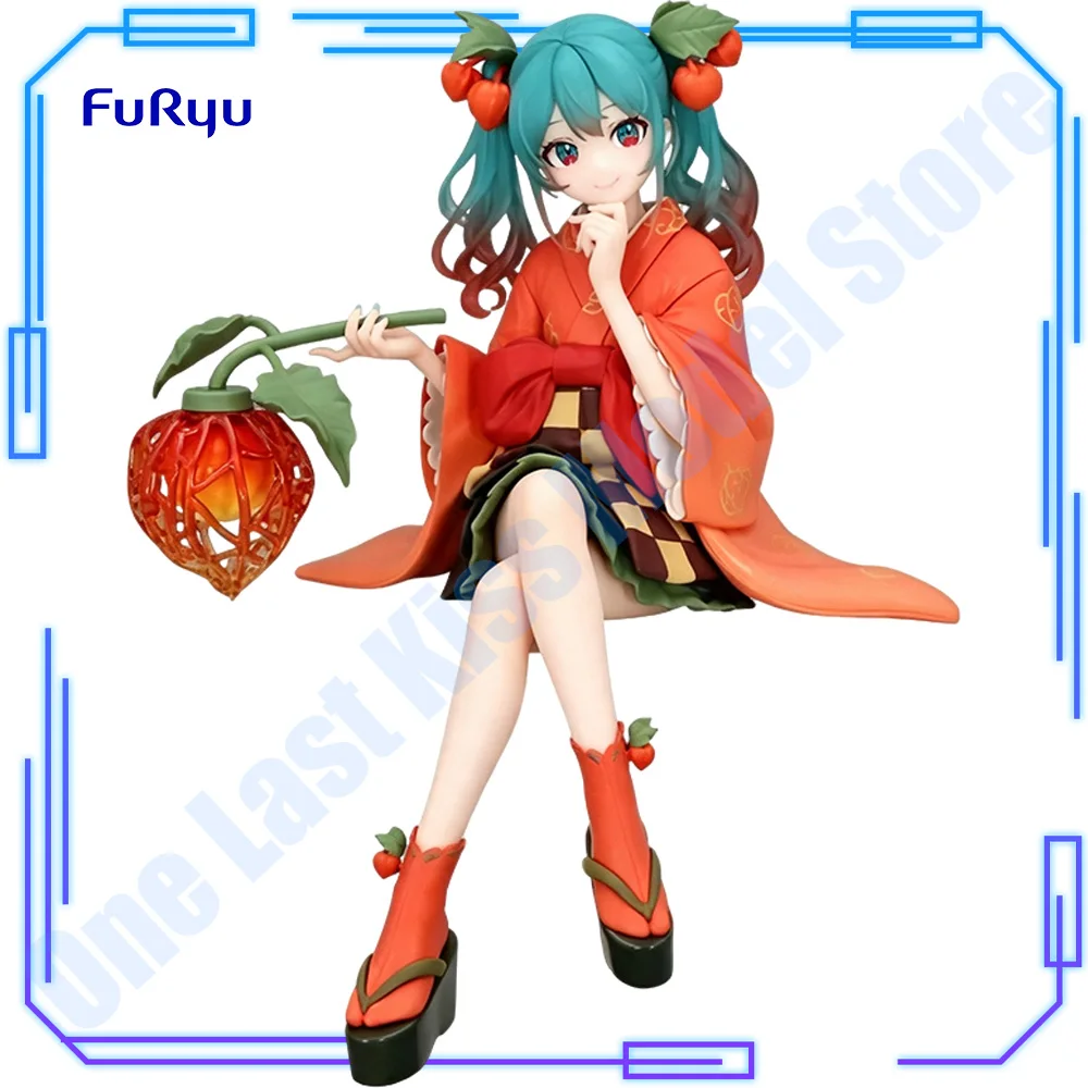 В наличии оригинальная фигурка FuRyu Hatsune Miku Flower Fairy Hoozuki Chinese Lantern Plant 15 см, модель игрушки Noodle Stopper.