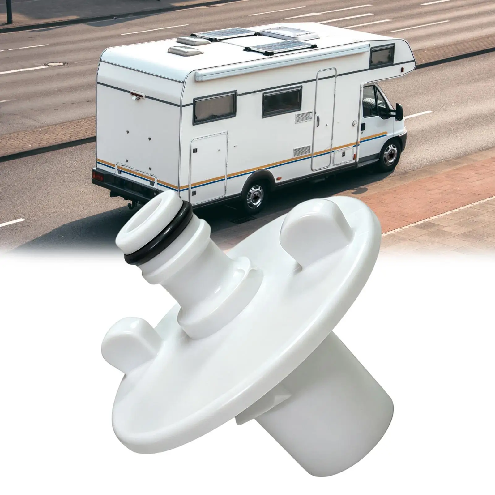 RV Water Inlet Replacement Leak-Proof Pipe Modification Quick Connector RV Water Inlet Connector For Camping City Hookup Outdoor