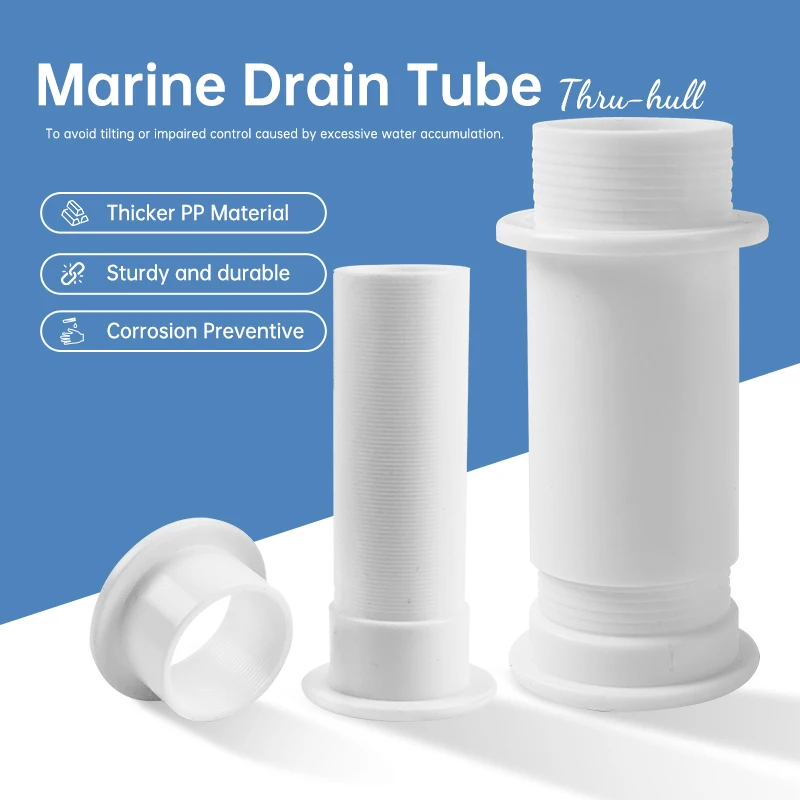 Plastic Marine outfall bilge outfall for yachts Marine fouling hull outfall PP outfalll