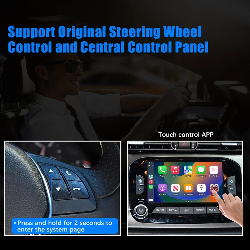 2025 Wireless Android Auto for Alfa Giulietta 2014-2019 Carplay Mirroring Link Navigation AirPlay Car Play Function  Smart Box