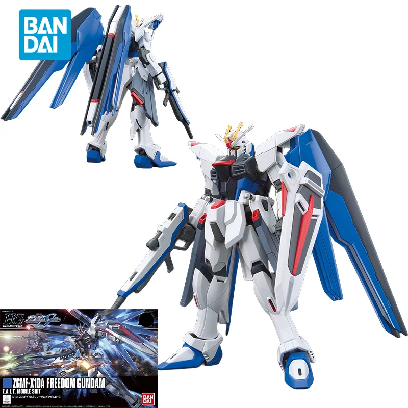 Spot Direct Delivery Bandai oryginalny kolekcjonerski Model GUNDAM z Anime HGCE ZGMF-X10A zabawki figurki akcji FREEDOM GUNDAM dla dzieci