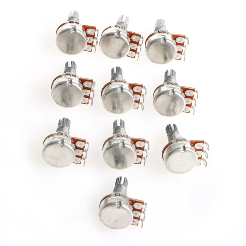 5Pcs Durable A100K OHM Tone Guitar Potentiometer 16mm Base Guitar AccessoriesHigh Quality