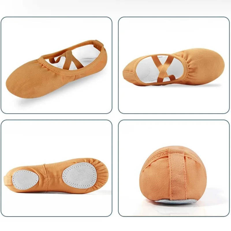 Mulheres homens crianças chinelos de cabeça plana chinelos de balé macio sapatos de dança do ventre yoga ginásio preto branco