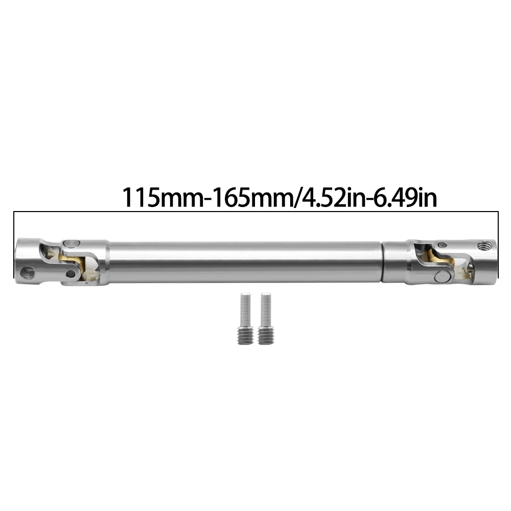 Metalen Interne Spline Aandrijfas Kruiskoppeling Aandrijfas voor 1/10 RC Auto Crawler Axiale SCX10 Gladiator YK4082 TRX4 TF2 D110