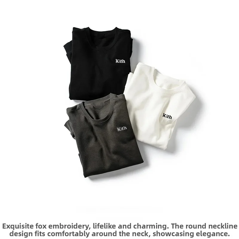 

Лидер продаж, осенние футболки с вышивкой в корейском стиле, классические модные однотонные простые мужские свободные хлопковые футболки с длинными рукавами, топы