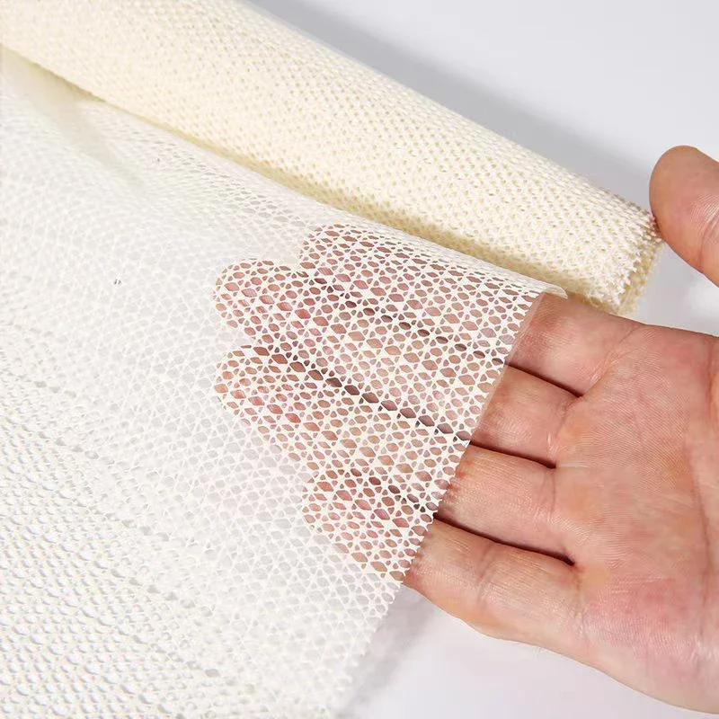 

PVC Foaming Non Slip Mattress Sofa Antiskid Net Cloth Household Carpet Yoga Anti-skid Fixing Base Fabric Bath carpet