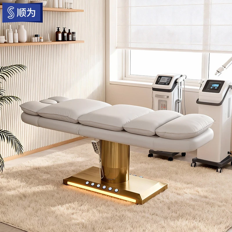 Massage Table & Bed,Beauty Salon Furniture,Beauty , Surgical , Body Treatment, Tattoo, Embroidery, Functional Adjustable Bed, Ma
