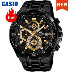 Casio-reloj analógico de cuarzo para hombre, accesorio de pulsera resistente al agua 100m con cronógrafo, complemento masculino de marca de lujo con diseño militar, serie Edifice