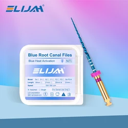 6Pcs/box Dental 21/25mm Sx-F3 Niti Super Blue Rotary Heat Activated Endodontic Canal Root Files Engine Use Files Dentistry Tools
