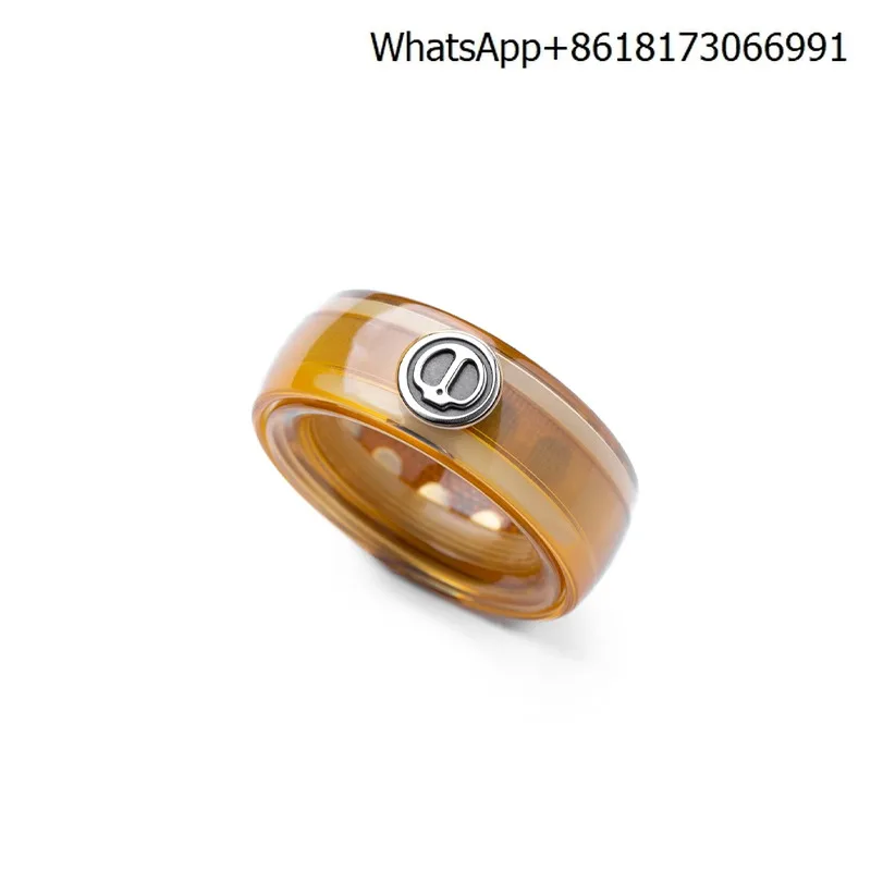 Mechanic I PEI material S size, ring paragraph metal toy decompression black technology