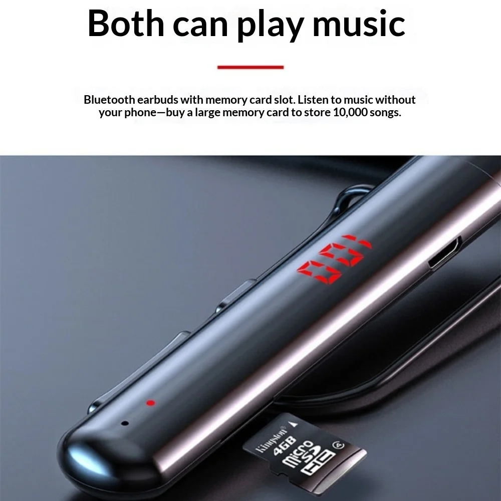 2025 New Model Neck-hung Bluetooth Headphones Noise Cancellation Lossless HIFI Sound Ultra-Long Battery Life Sports Fitness Runn view 4