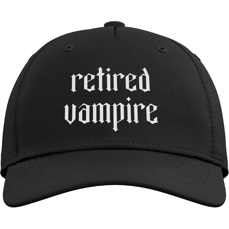 Senior Horror Lover Retired Vampire Adjustable Baseball Hat
