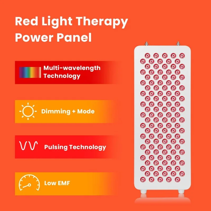 Touch Screen Pain Relief Led Red Light Therapy Lamp 660 850 Far Infrared Red Light Therapy Device