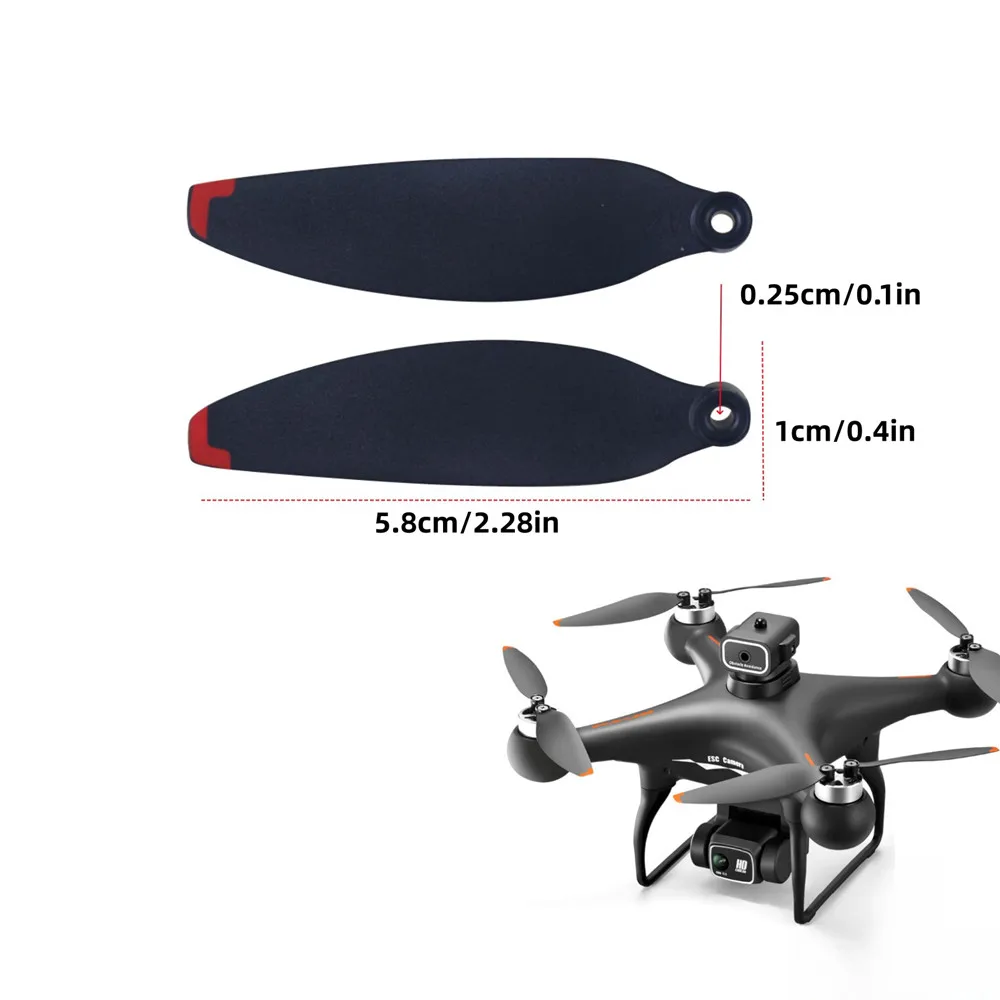 16PCS Propellers for S116 Brushless Obstacle Avoidance RC Drone, HD Dual Camera Aerial Quadcopter Paddle Accessories
