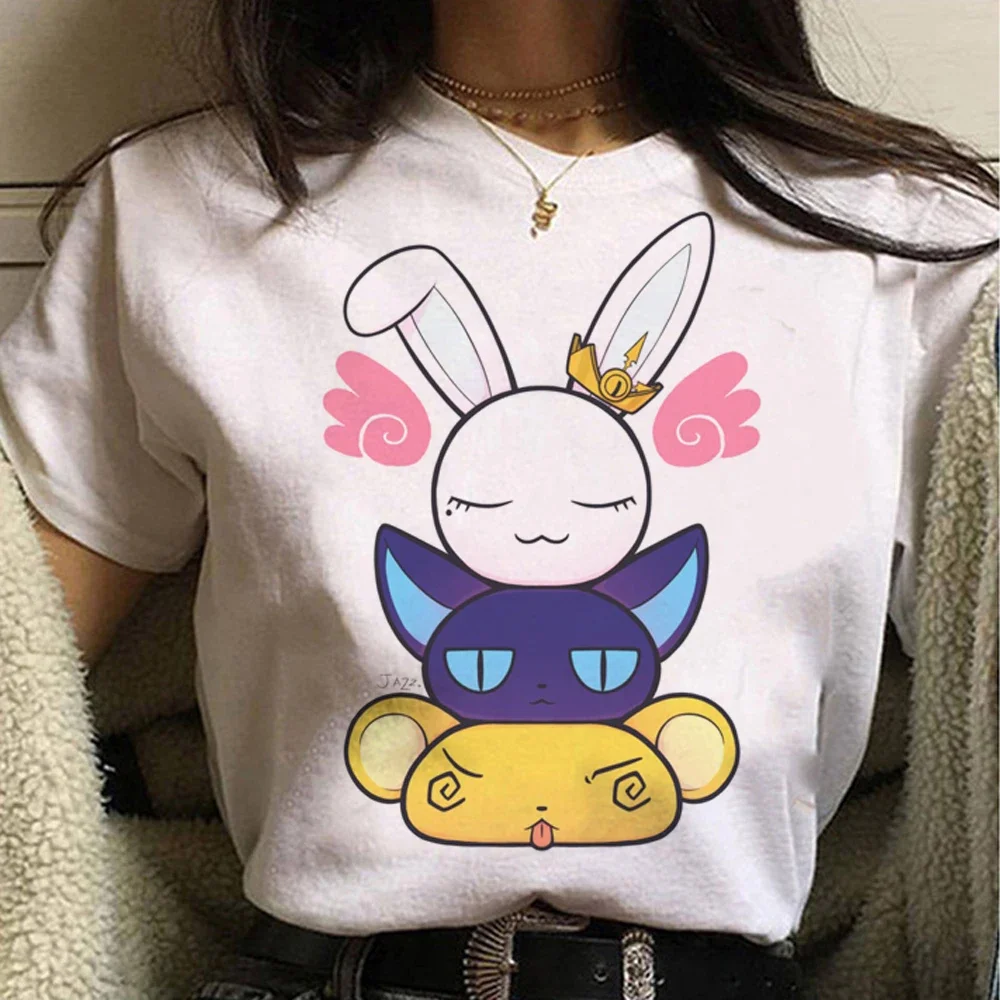 

Cardcaptor Sakura t-shirts women anime summer t shirt girl anime streetwear harajuku clothing