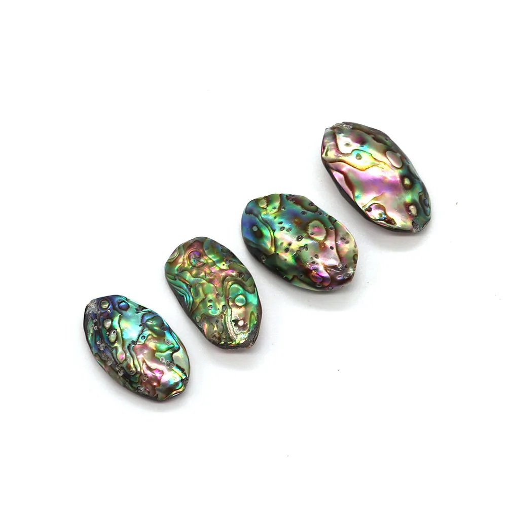2pcs Natural Abalone Shell Irregular Abalone Beads 13-30mm Charm Fashion Jewelry DIY Necklace Earrings Bracelet Making Accessory