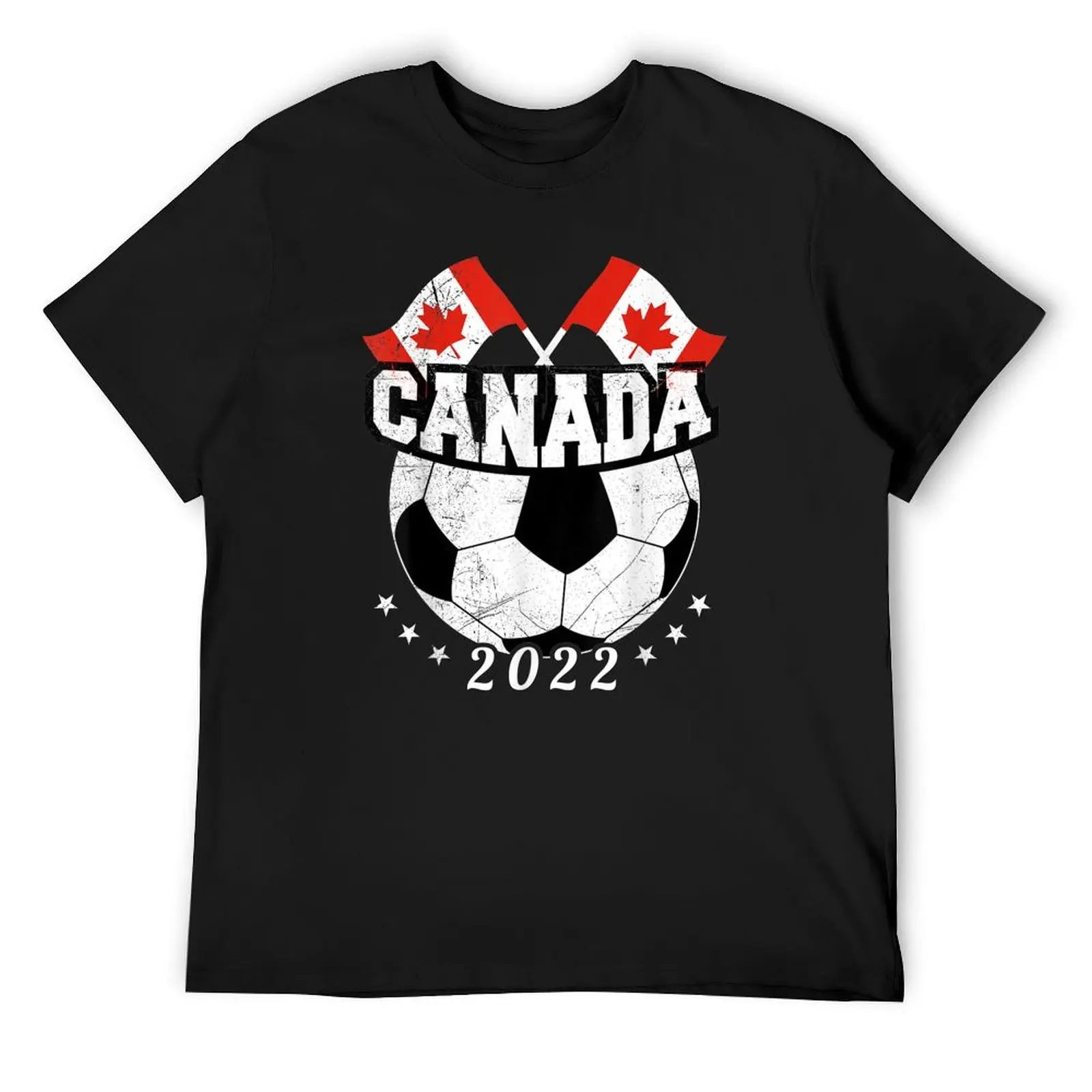 canada Soccer ball canadian Team Football 2022 T-Shirt street wear vintage clothes cute clothes funny t shirts men