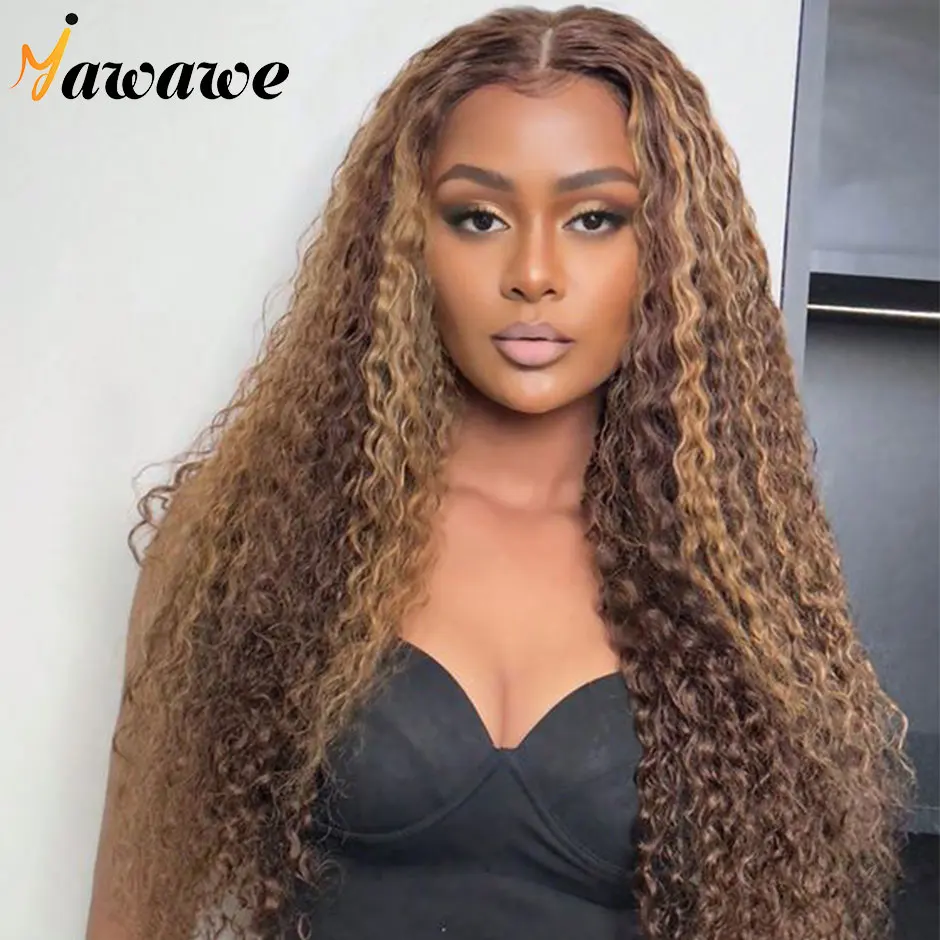 

Yawawe hair Wear Go glueless wig human hair Water wave HD lace frontal wig glueless preplucked human wigs ready to go PreCut wig