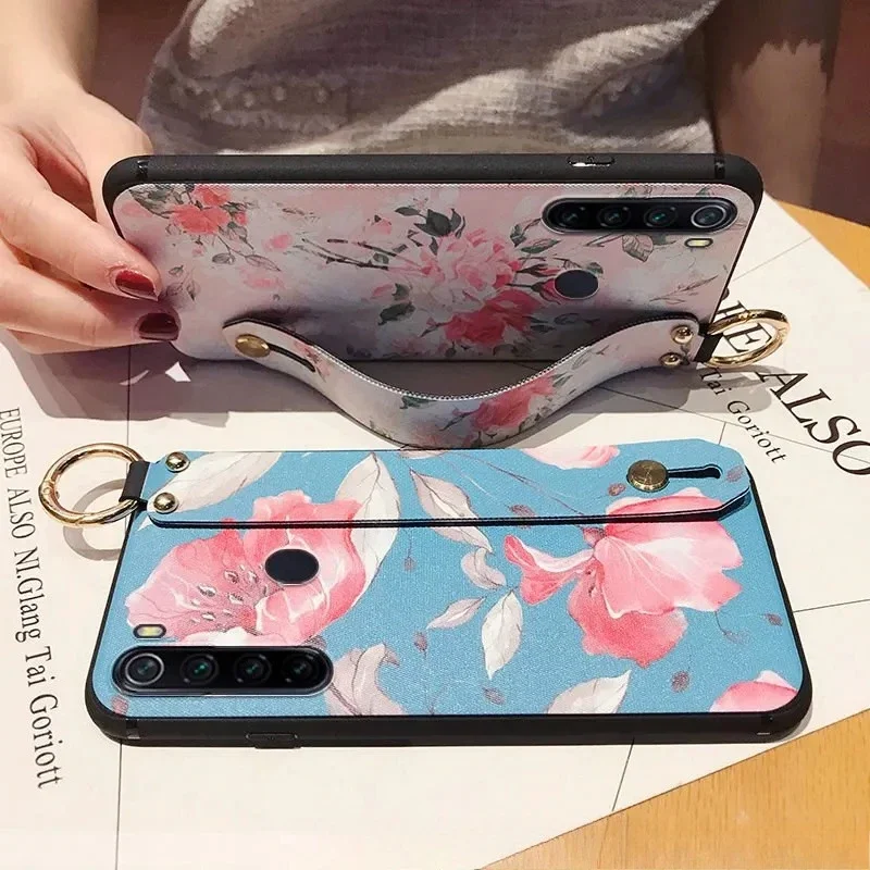 YPM 5 حامل هاتف الحال بالنسبة Redmi ملاحظة 9 8 10 11 12 برو 12C Xiaomi 11t 12t 13 Poco F5 X5 Pro F3 القط أرنب شريط للرسغ #2